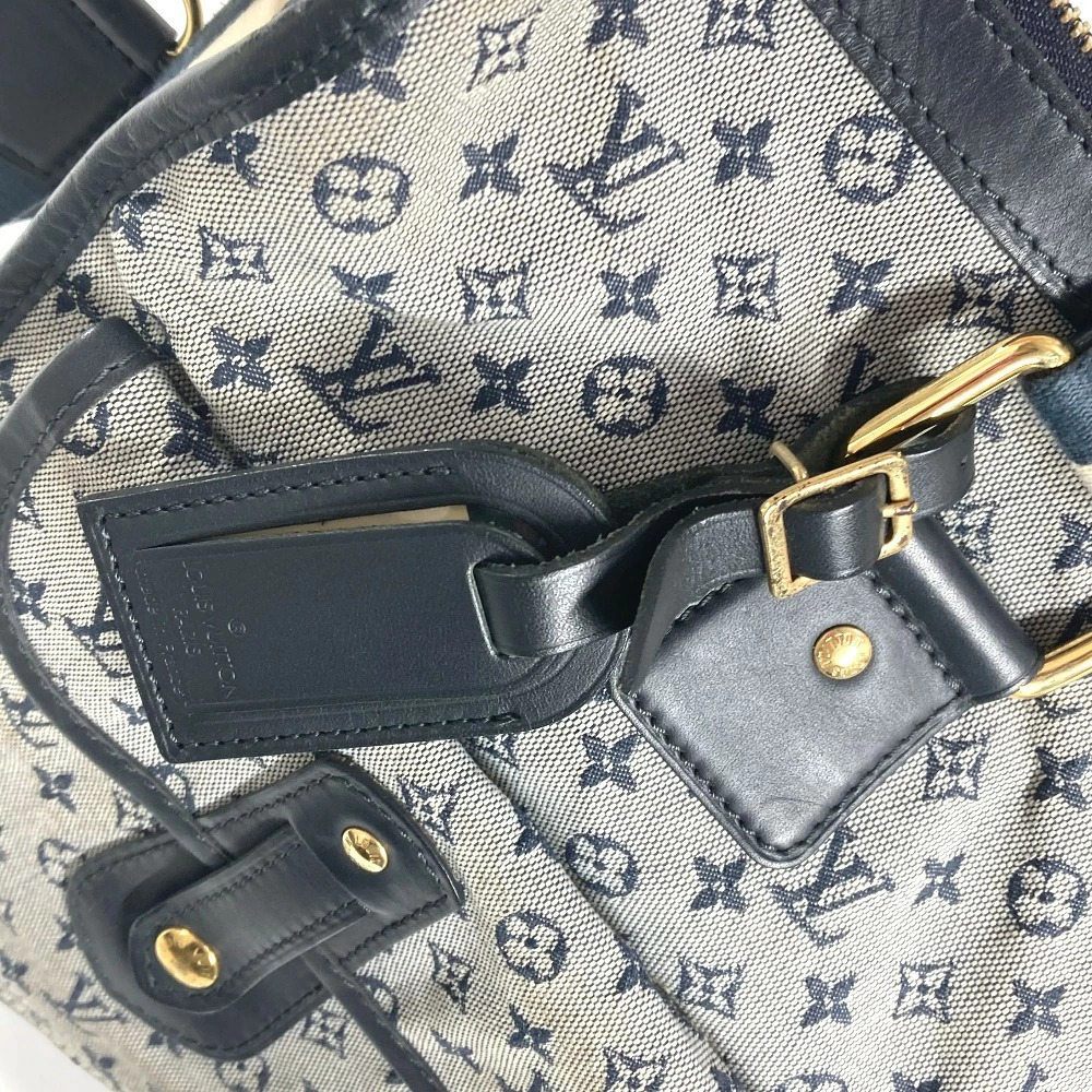 LOUIS VUITTON Sac Marie Kate Handbag Business Bag Shoulder Tote Navy Blue - Picture 12 of 15